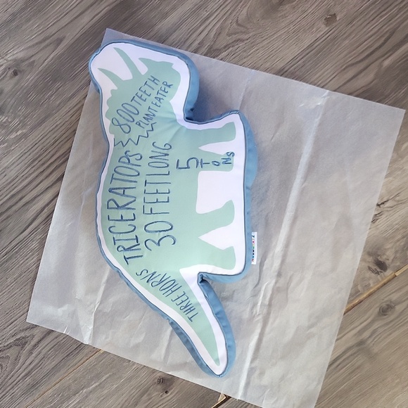 Dino pillow l boy room decor l Novogratz l bedding l boy pillow l bedding - Picture 1 of 4